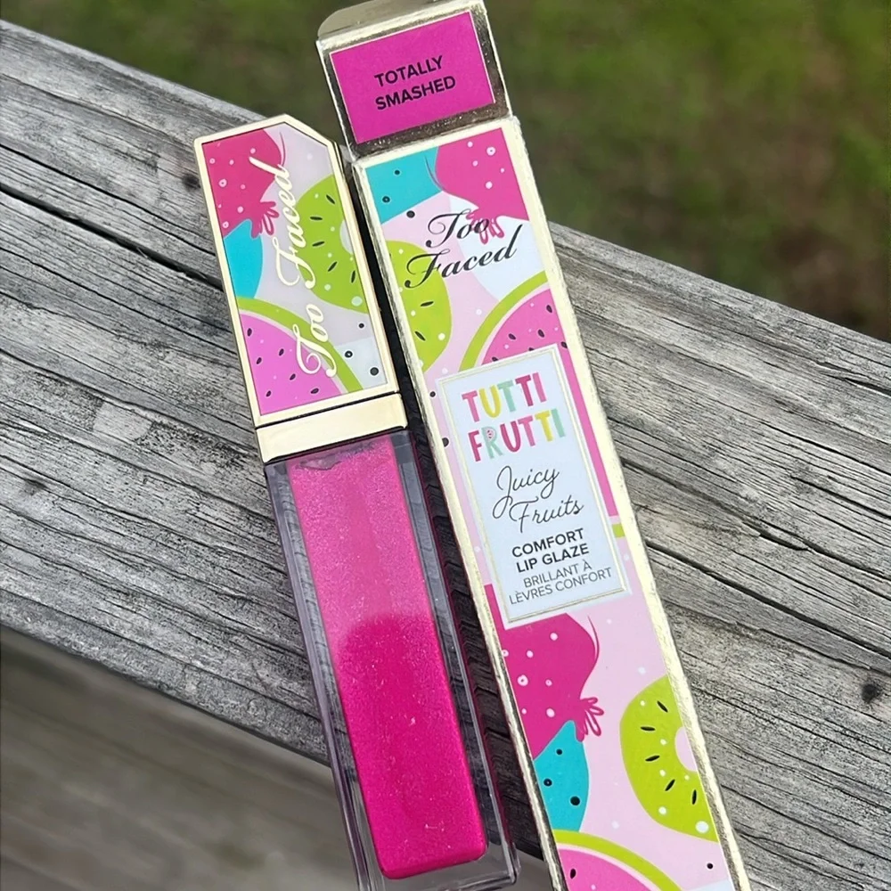 🌙♣️Too Faced Totally Smashed Tutti Frutti Comfort Lip Glaze